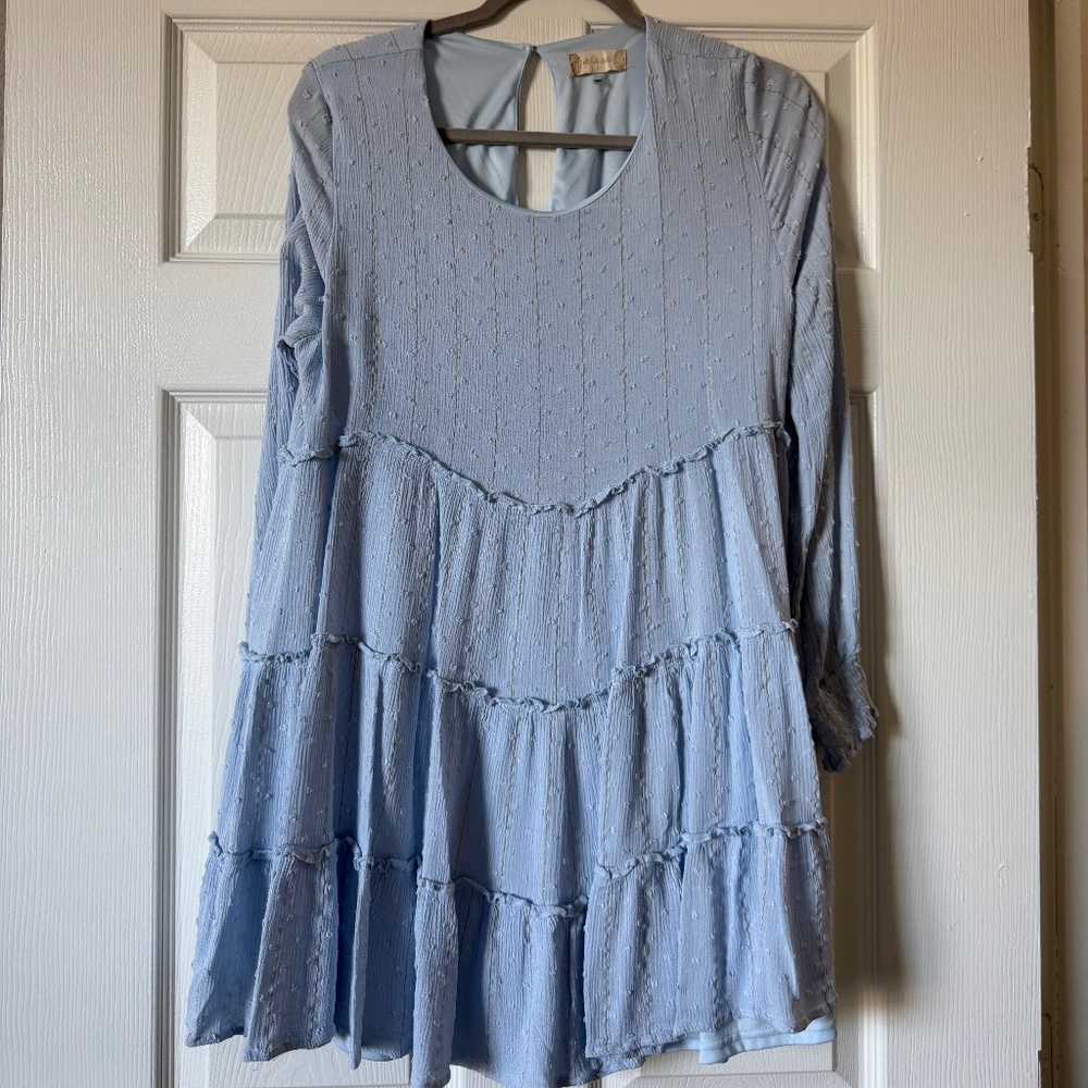 Blue dress